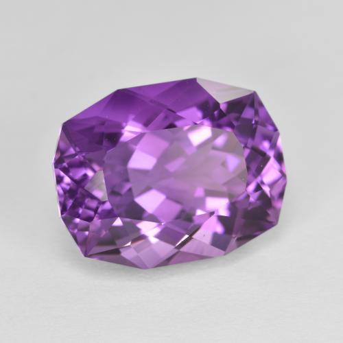Ametista violeta natural 7,02ct, forma extravagante, VVS