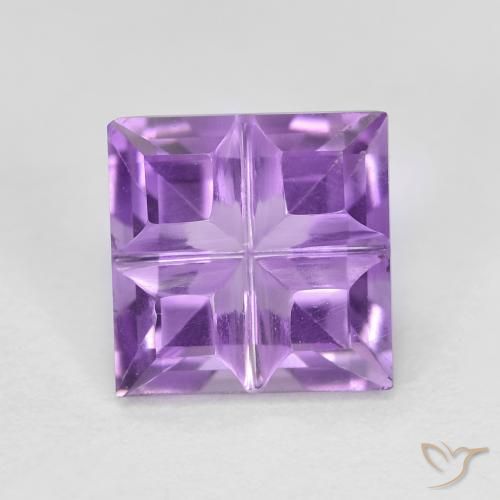 1.54ct Natural Violeta médio Ametista, Quadrado, VVS-VS