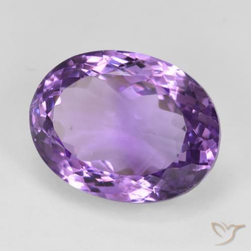 Ametista Violeta Vívido Natural 20.84ct, oval, VS