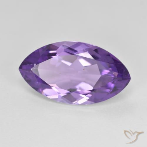 Ametista Violeta médio Natural 6.50ct, Marquesa, VS