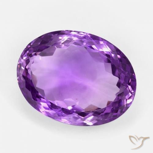Ametista Violeta Intenso Natural 21.03ct, oval, VVS