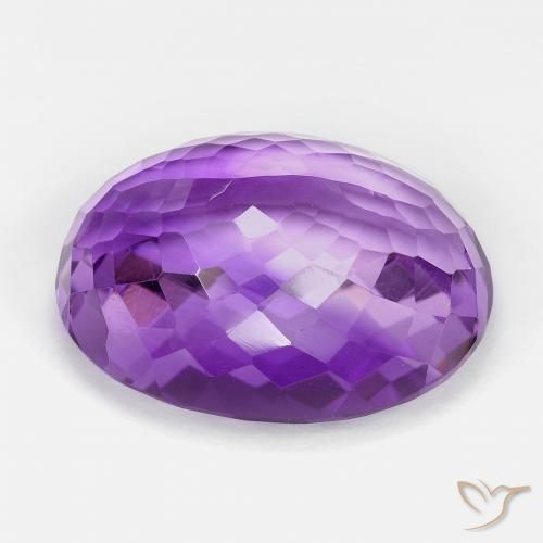 Ametista Violeta Intenso Natural 21.03ct, oval, VVS