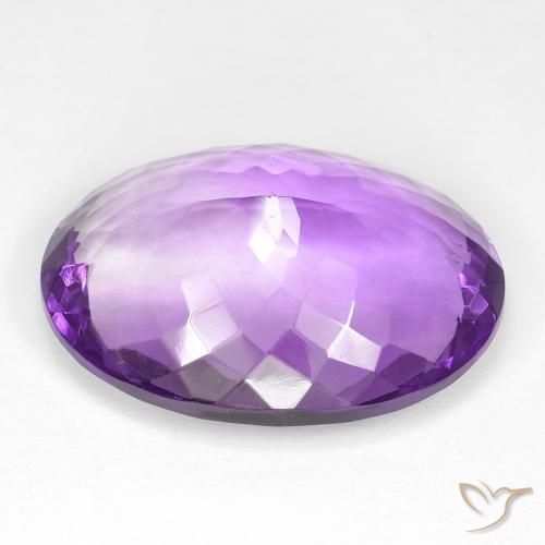 Ametista Violeta Púrpura Médio Natural 17.64ct, oval, VVS