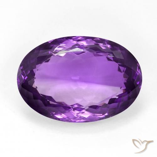 15.62ct Natural Violeta Intenso Ametista, oval, VVS