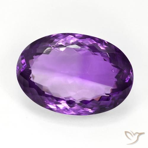 Ametista Violeta Intenso Natural 15.62ct, oval, VVS