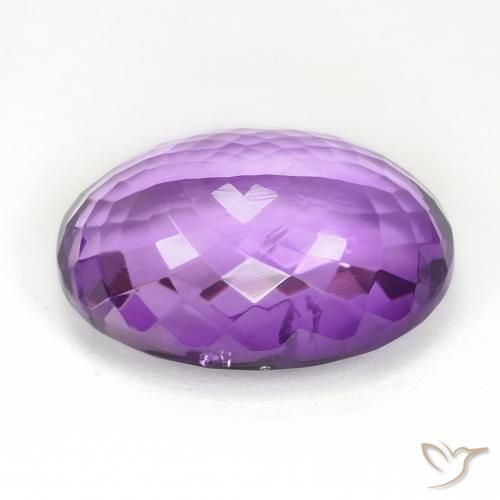Ametista Violeta Intenso Natural 15.62ct, oval, VVS