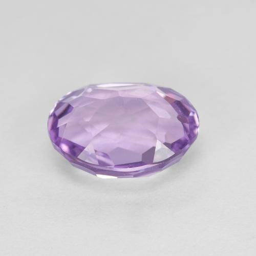 Ametista violeta médio natural 1,95ct, corte oval, VVS