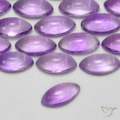 Ametista Violeta Rosado Médio Natural 0.19ct, Marquesa, Transparente