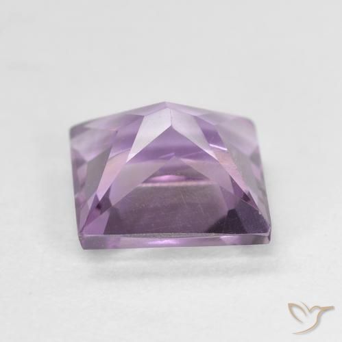 Ametista Violeta Púrpura Natural 1.53ct, Quadrado, VS