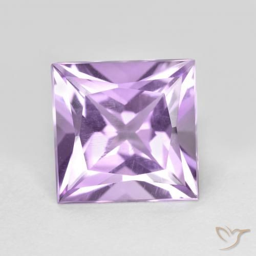1.98ct Natural íris violeta Ametista, Quadrado, VS