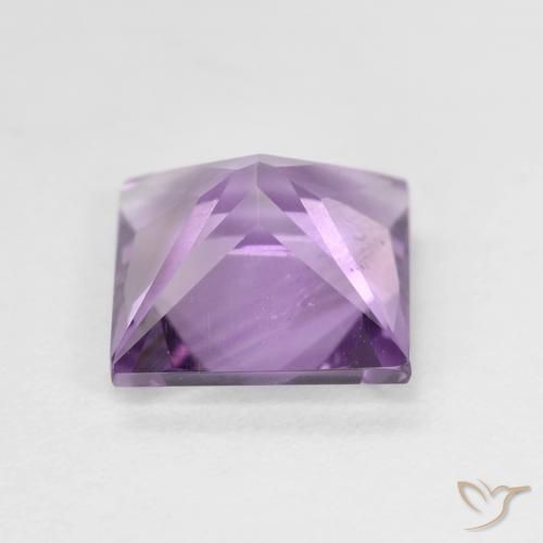 Ametista Violeta rosado Natural 2.15ct, Quadrado, VS