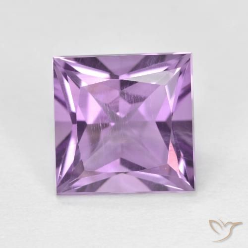 2.30ct Natural Violeta rosado Ametista, Quadrado, VS