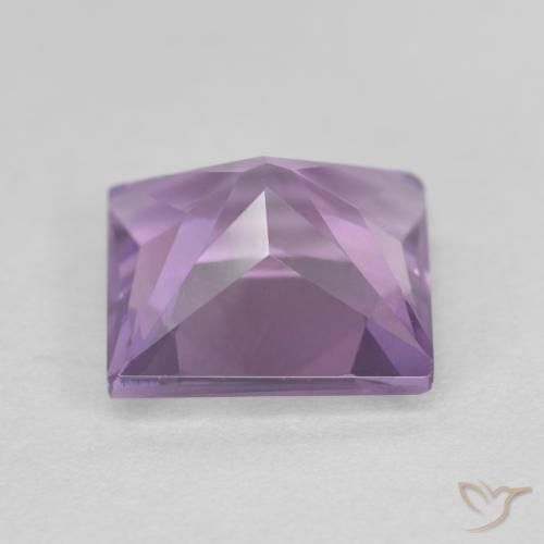 Ametista Violeta Púrpura Natural 2.19ct, Quadrado, VVS-VS