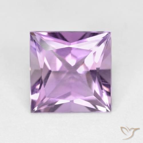2.03ct Natural Violeta Púrpura Médio-claro Ametista, Quadrado, VS