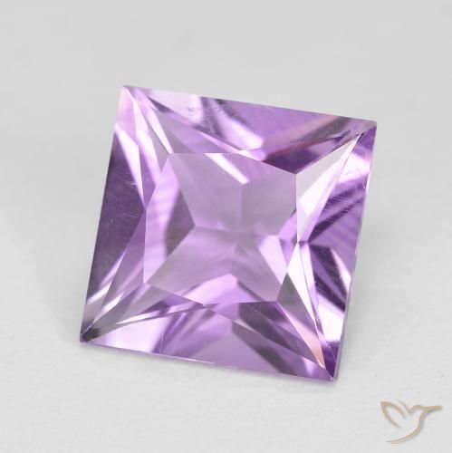 Ametista íris violeta Natural 2.19ct, Quadrado, VS