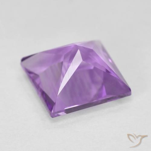 Ametista íris violeta Natural 2.19ct, Quadrado, VS