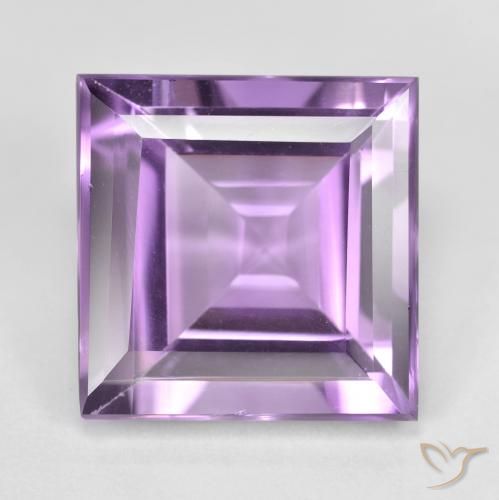 9.61ct Natural Violeta médio-escuro Ametista, Quadrado, VVS-VS