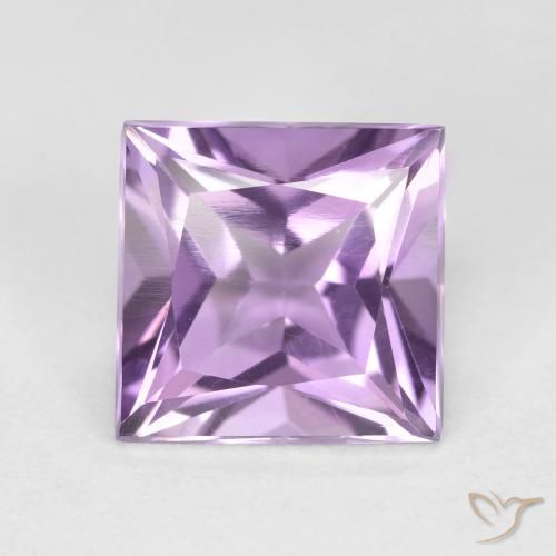 2.23ct Natural Violeta Púrpura Ametista, Quadrado, VVS-VS