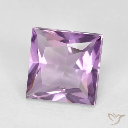 1.59ct Natural Violeta Púrpura Ametista, Quadrado, VVS-VS