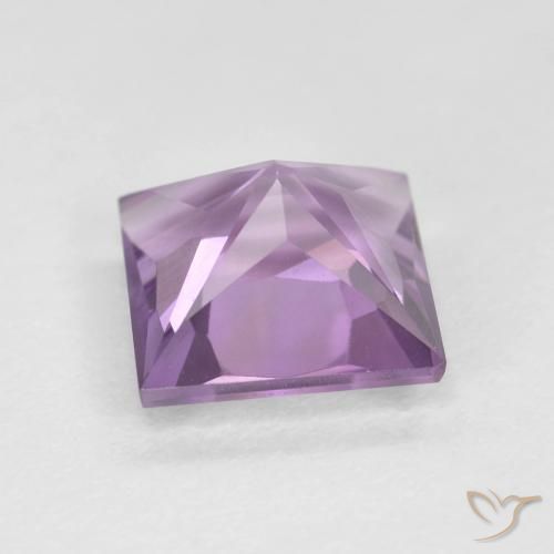 Ametista Violeta Púrpura Natural 1.96ct, Quadrado, VVS-VS