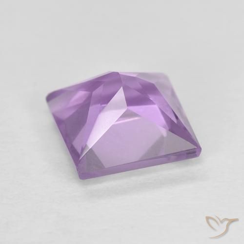 Ametista Violeta Púrpura Natural 1.57ct, Quadrado, VS