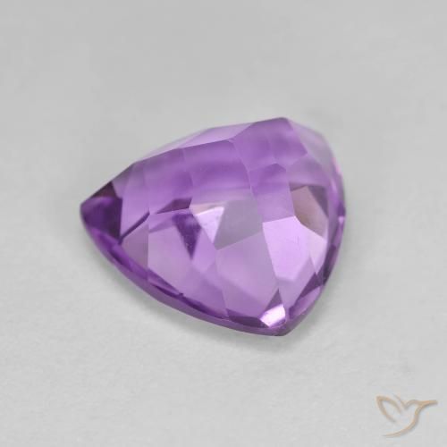 Ametista Violeta Profundo Natural 3.13ct, Trilhão, VS
