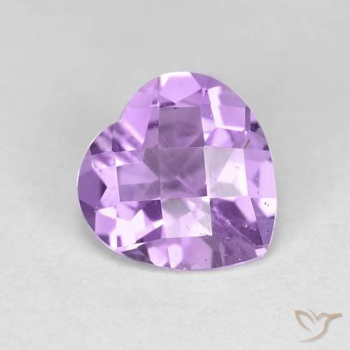 Ametista íris violeta Natural 1.54ct, Coração, VS