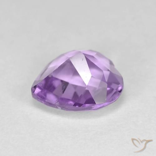 Ametista íris violeta Natural 1.54ct, Coração, VS