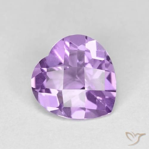 Ametista íris violeta Natural 1.55ct, Coração, VVS-VS