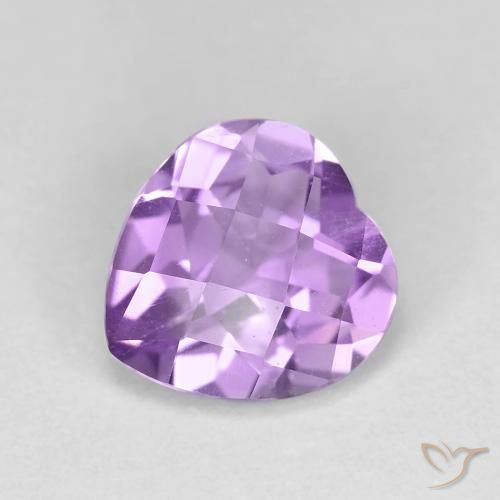 1.54ct Natural Violeta médio Ametista, Coração, VVS-VS