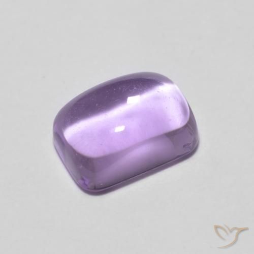 1.25ct Natural Violeta claro Ametista, Corte Esmeralda, Transparente