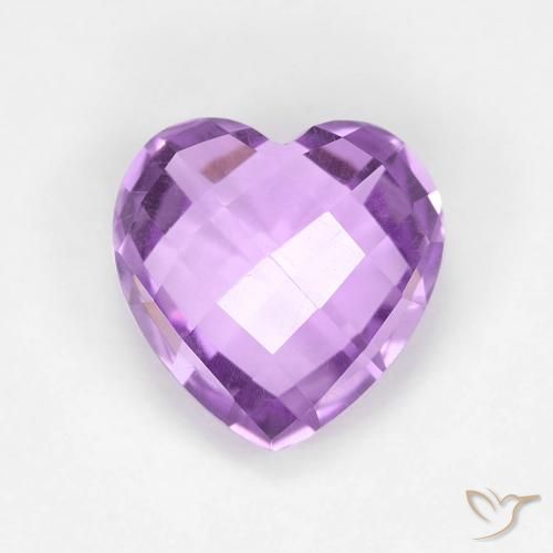 1.88ct Natural Violeta Púrpura Médio Ametista, Coração, VVS