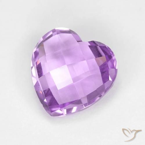 Ametista Violeta Púrpura Médio Natural 1.88ct, Coração, VVS