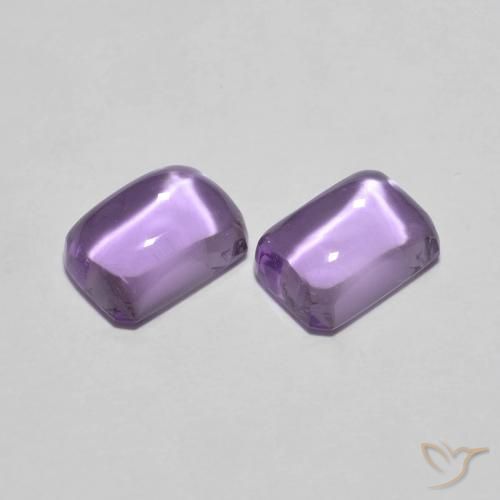 Pedras preciosas de Ametista Violeta médio natural de 2.24 ct, Corte Octógono / Esmeralda, Transparente