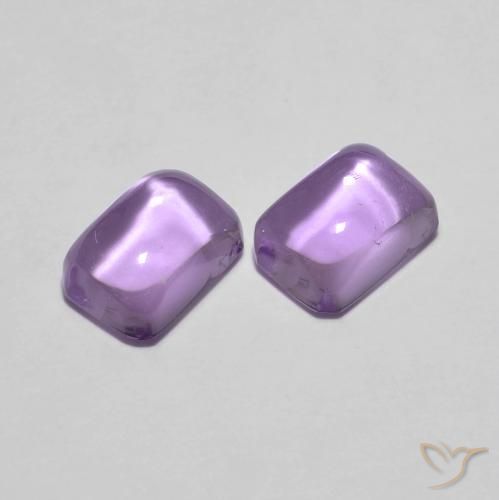 Pedras preciosas de Ametista Violeta médio natural de 2.52 ct, Corte Octógono / Esmeralda, Transparente
