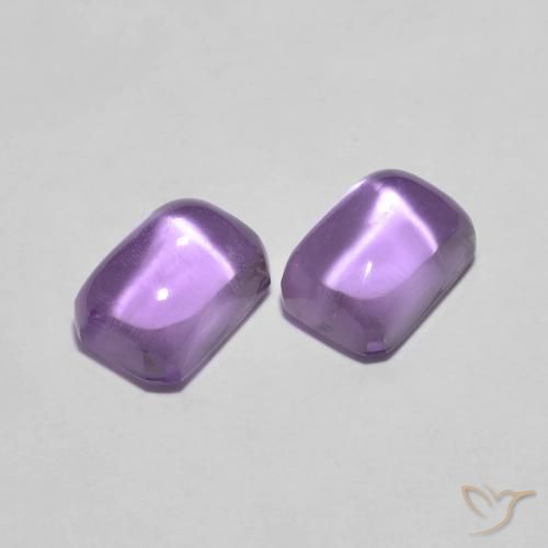 Pedras preciosas de Ametista Violeta médio natural de 2.68 ct, Corte Octógono / Esmeralda, Transparente