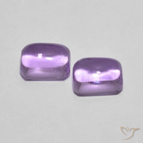 Pedras preciosas de Ametista Violeta médio natural de 2.68 ct, Corte Octógono / Esmeralda, Transparente