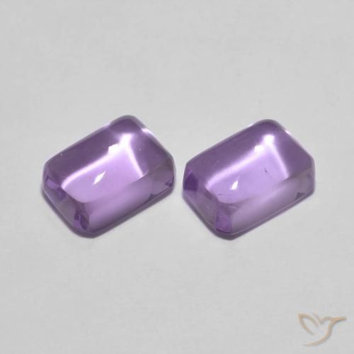 Pedras preciosas de Ametista Violeta médio natural de 2.56 ct, Corte Octógono / Esmeralda, Transparente