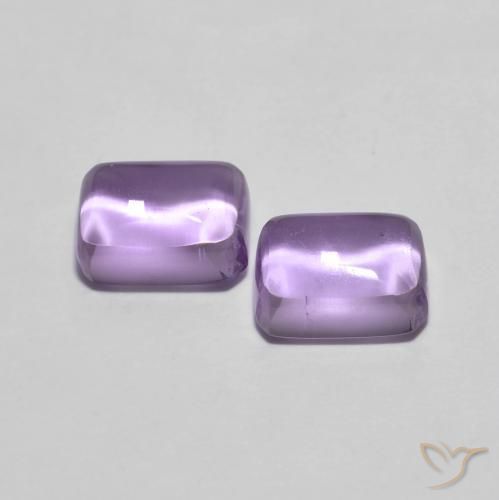 Pedras preciosas de Ametista Violeta médio natural de 2.56 ct, Corte Octógono / Esmeralda, Transparente