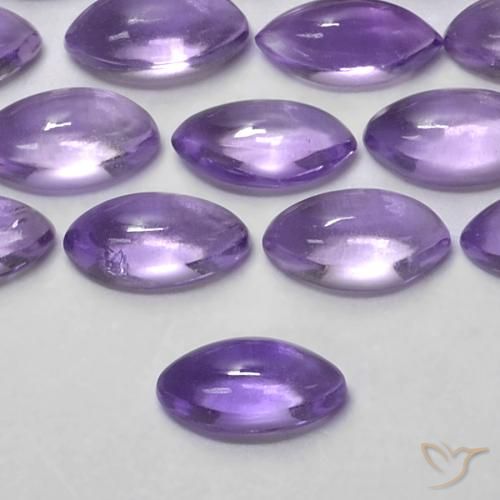 0.17ct Natural Violeta médio Ametista, Marquesa, Transparente
