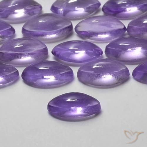 Ametista Violeta médio Natural 0.17ct, Marquesa, Transparente