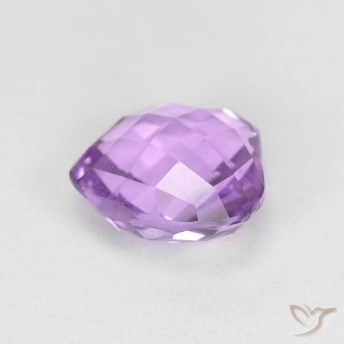 Ametista Violeta rosa médio Natural 1.87ct, Coração, VVS