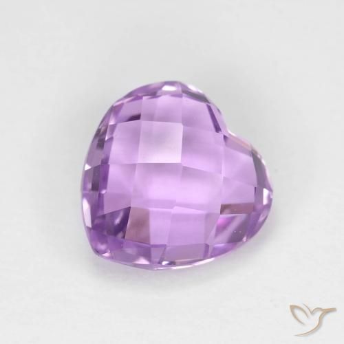 1.89ct Natural Violeta rosa médio Ametista, Coração, VVS