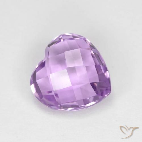 Ametista Violeta rosa médio Natural 1.89ct, Coração, VVS