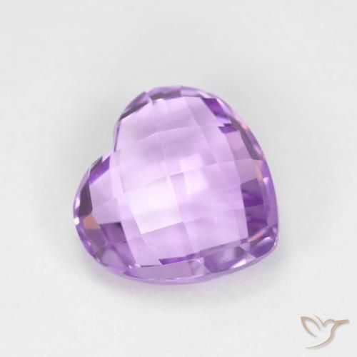 Ametista Violeta rosado Natural 2.11ct, Coração, VVS