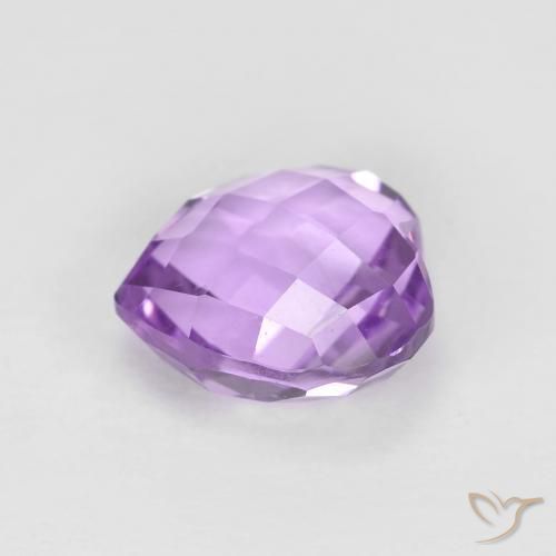 Ametista Violeta rosado Natural 2.00ct, Coração, VVS
