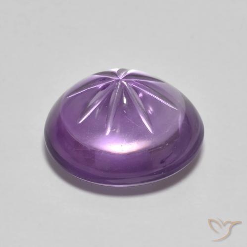 Ametista íris violeta Natural 5.55ct, oval, Transparente