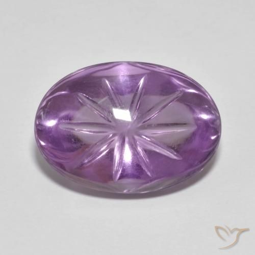 8.81ct Natural Violeta médio Ametista, oval, Transparente