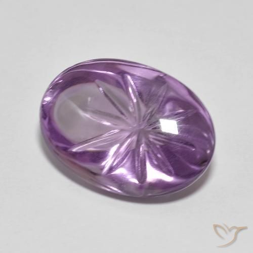 Ametista Violeta médio Natural 8.81ct, oval, Transparente