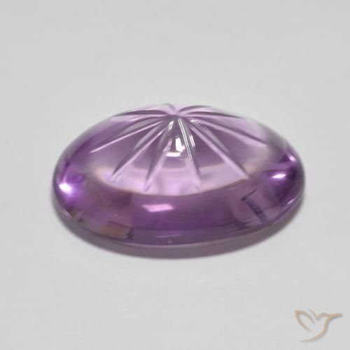 Ametista Violeta médio Natural 8.81ct, oval, Transparente